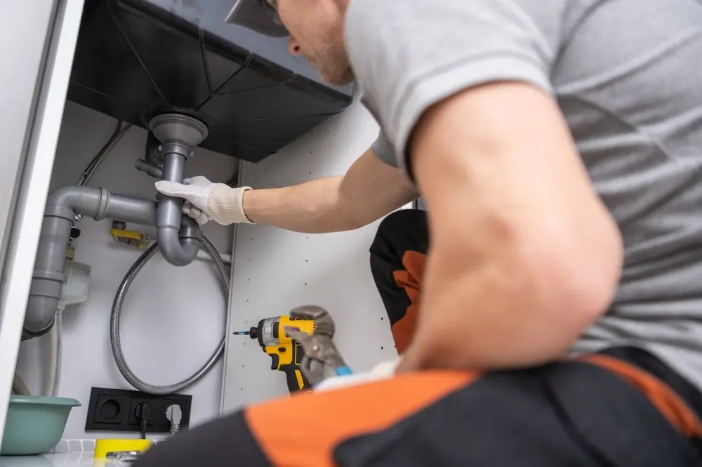 Licensed plumber servicing a home in Clark County, Washington